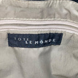 Tote Le Monde Women’s Multicolor Leather & Fabric Bucket Shoulder Bag