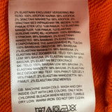 The North Face Mens Orange Cotton Hoodie Collaboration With Online Ceramics Sz M