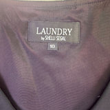 Laundry By Shelli Segal Womens Navy Sleeveless Shift Dress Size 10