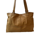 Liz Claiborne Women's Light Brown Leather Shoulder Bag Sz L