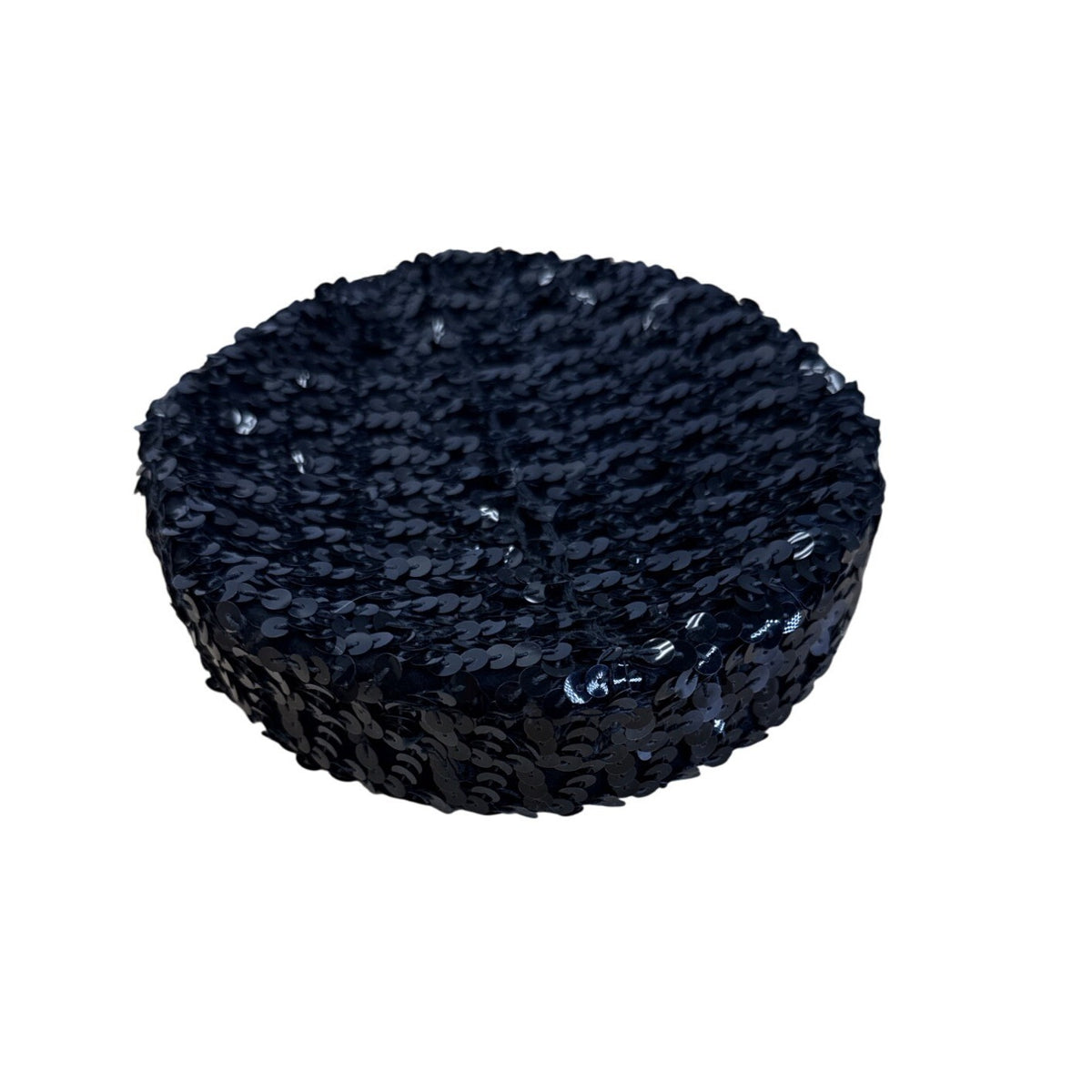 Vintage Belvedere New York Black Sequin Cocktail Hat