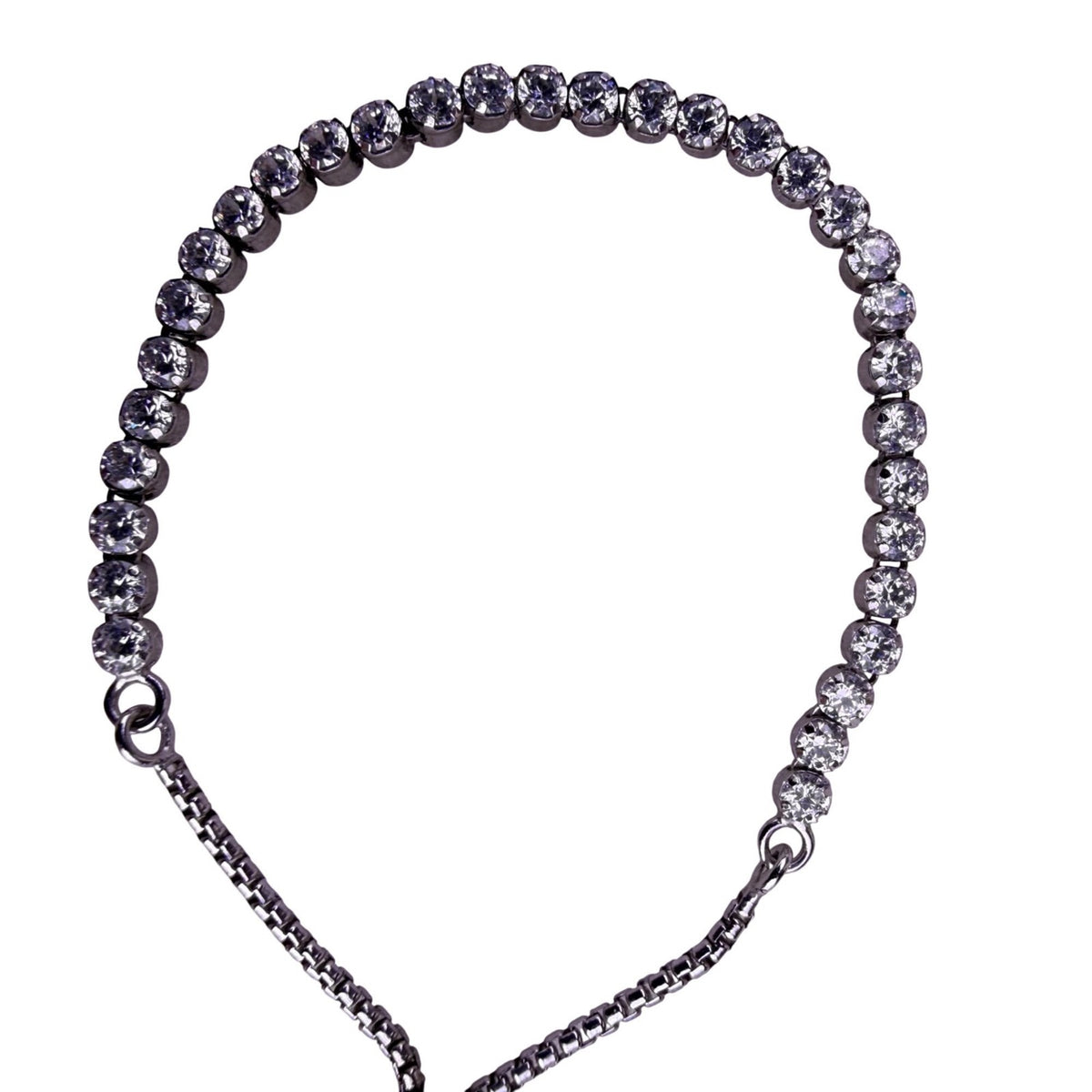 Pandora Womens Silver 925 Tennis Bracelet Cubic Zirconia Adjustable Elegant Jewe