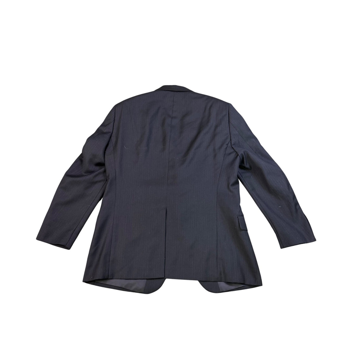 Dockers Mens Black Two-Button Suit Jacket Classy Office Ready Blazer 42R