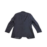 Dockers Mens Black Two-Button Suit Jacket Classy Office Ready Blazer 42R