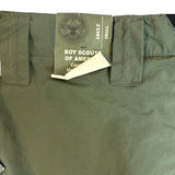 Boy Scouts Men’s Convertible Cargo Pants Green D-Ring Sz Adult Small - New