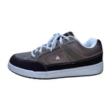 Airwalk Men’s Brown & Gray Leather Lace-Up Casual Skate Sneakers Size 11