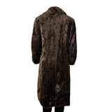 Rebecca Taylor Womens Brown Faux Fur Coat With Satin Lining Winter Luxury Size 4