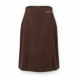 Dressbarn Womens Brown Knee Length Pencil Skirt With Buckle Size 20W  