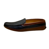 Allen Edmonds Men’s Black Brown Leather Waverly Slip-On Loafers Size 10.5