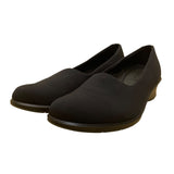 Ecco Women’s Black Leather Wedge Slip-On Comfort Shoes Size 7