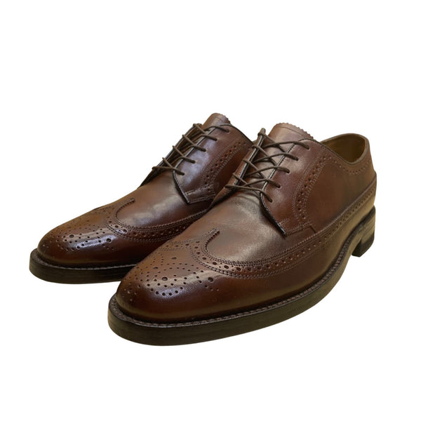 Florsheim Men’s Brown Leather Lace-Up Wingtip Oxford Classic Dress Shoes Sz 10B
