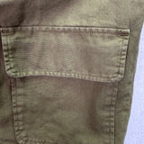 Everlane Mens Olive Green Organic Cotton Utility Jacket Button Up Sz S