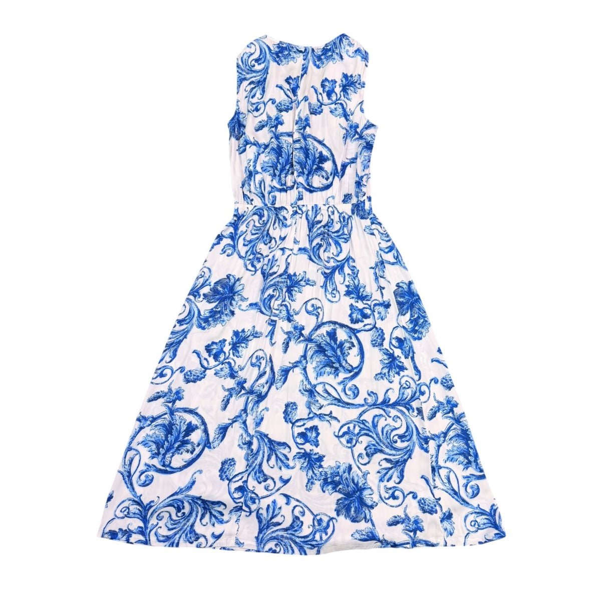 Loft Outlet Womens Blue & White Floral Maxi Dress Summer Size XS
