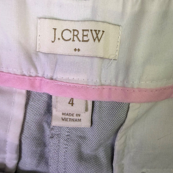 J.Crew Womens Light Gray Slim Fit Trousers Work Pants Sz 4