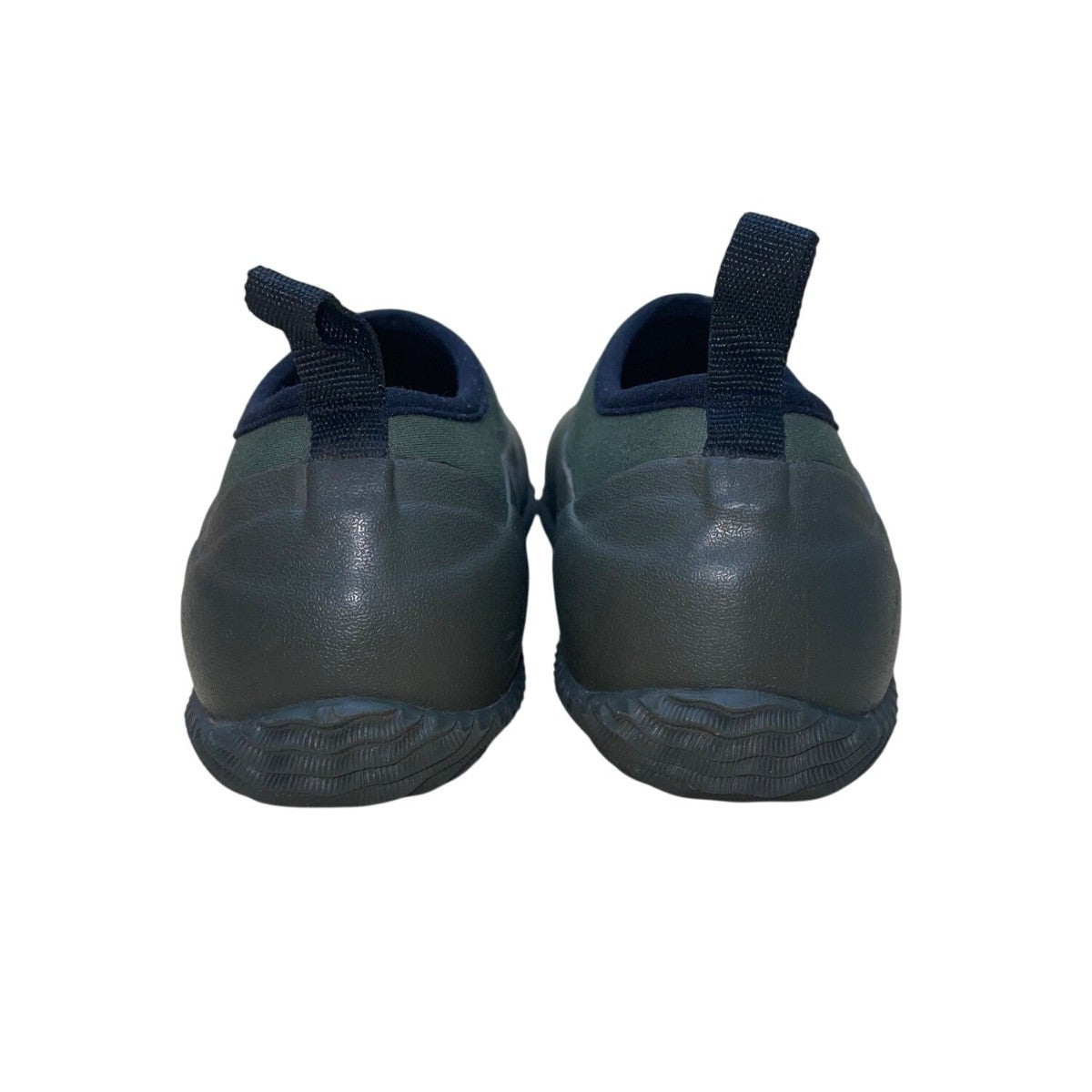 Hisea Men’s Green Rubber Waterproof Rain Garden Slip-On Shoes Size 8