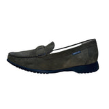 Mephisto Women’s Dark Green Suede Cool-Air Technology Slip-On Loafers Size 9.5US