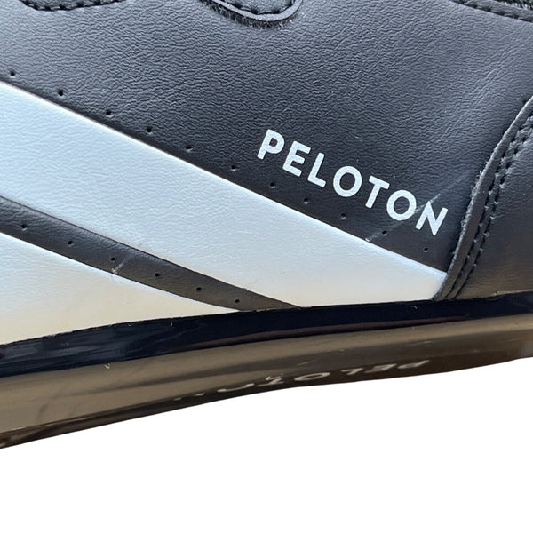 Peloton Men’s Black/White Adjustable Strap Buckle Cycling Shoes Cleats Sz 13US