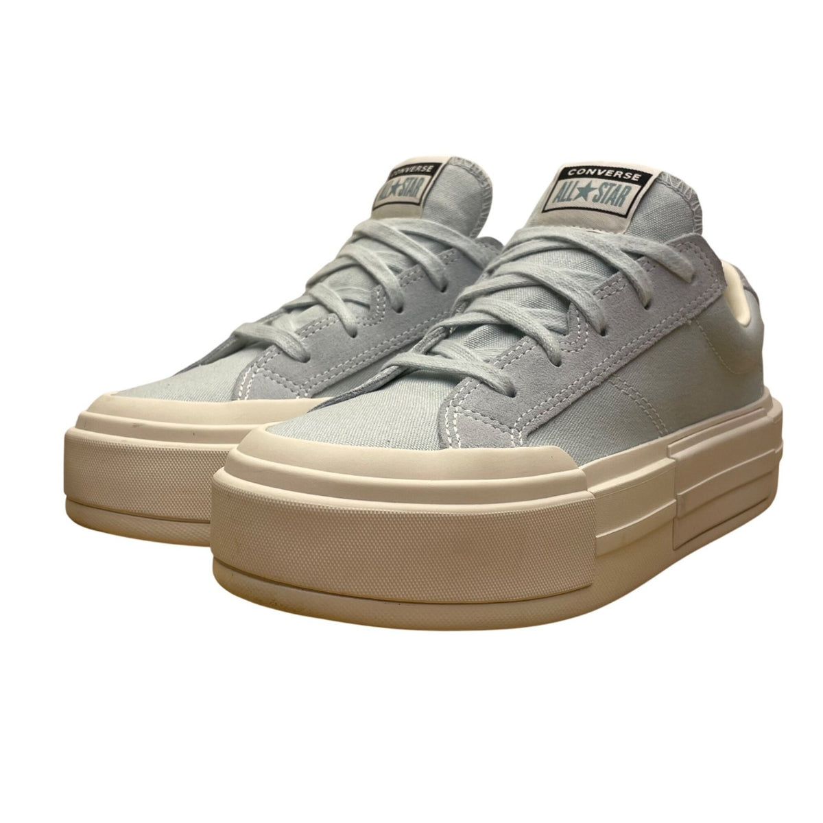 Converse Unisex Light Blue Canvas All Star Platform Sneakers Shoes Size 8