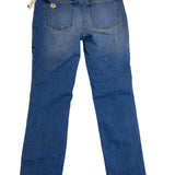 Talbots Women's Blue Medium Wash Embroidered Mid-Rise Jeans Sz 6 - New