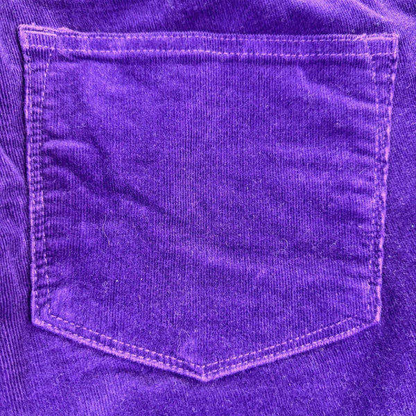 Lauren Ralph Lauren Purple Corduroy Womens Classic Straight Jeans Size 12