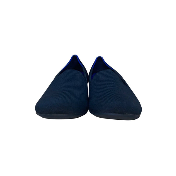 Rothys Women’s Black & Blue Knit Upper The Flats Slip-On Ballet Flats Size 5.5W