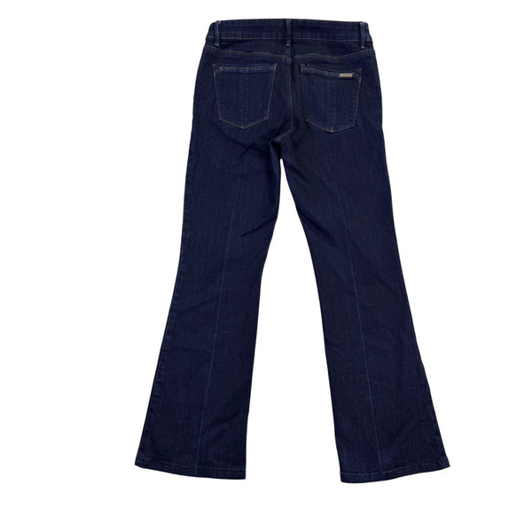 White House Black Market Womens Dark Blue Denim Skinny Flare Jeans Size 2