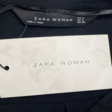 Zara Woman Black Button-Up Blouse Size S- New