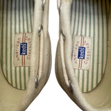 Keds Women’s Ivory Canvas Nautical Lace-Up Casual Top Siders Boat Shoes Size 5