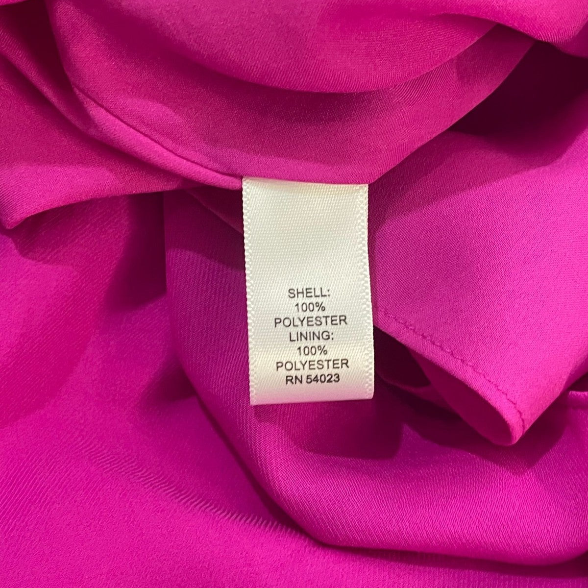 Banana Republic Fuchsia Flutter Sleeve Belted Dress Size 0 Lightweight Woven Fab