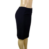 Black Womens Pencil Skirt Lined Slim Fit Size 4