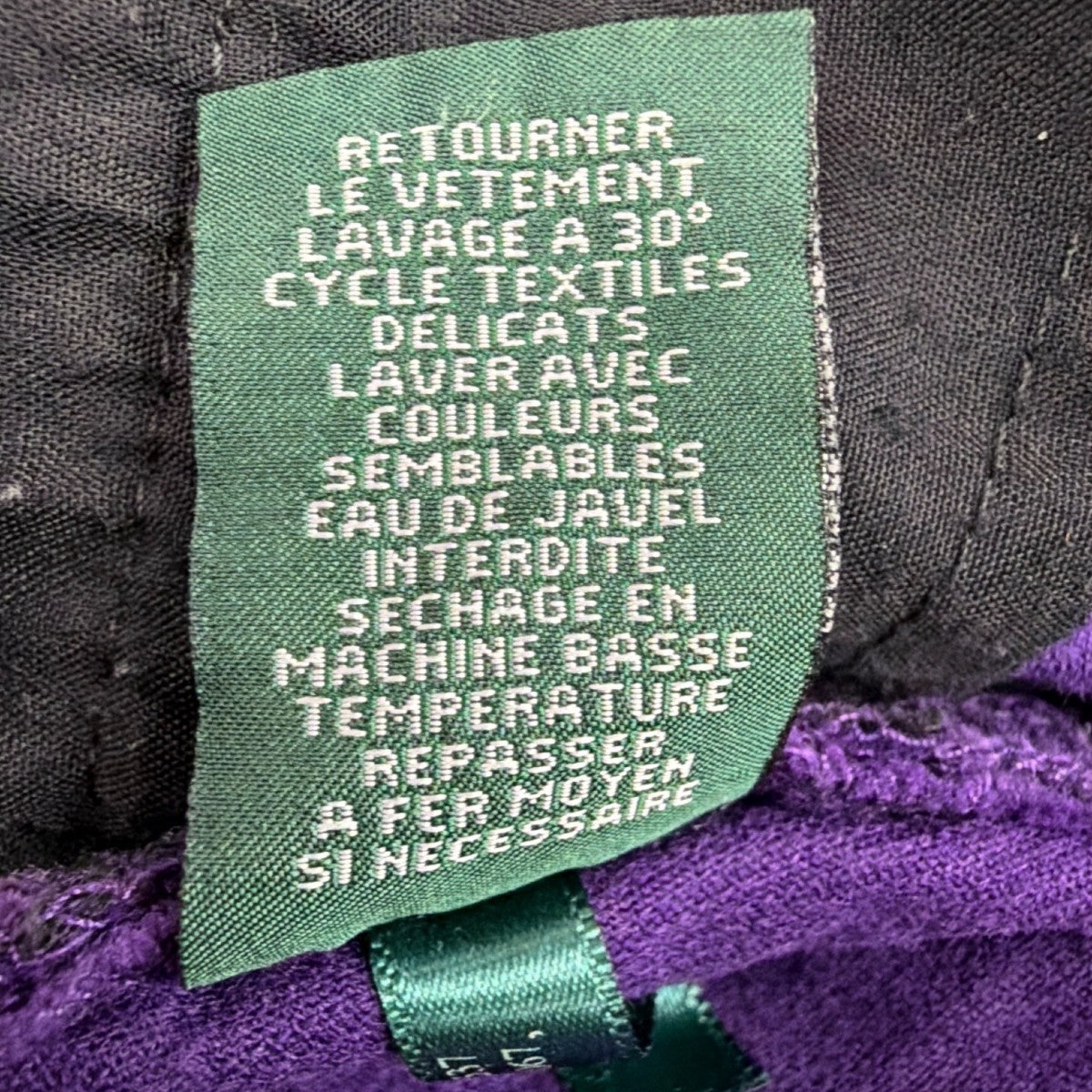 Lauren Ralph Lauren Purple Corduroy Womens Classic Straight Jeans Size 12