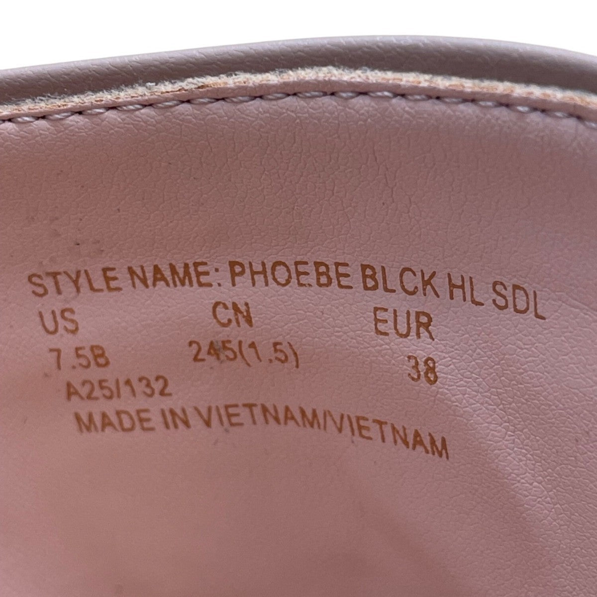 Kate Spade Women’s Beige & Pink Leather Phoebe Block Heel Slide Sandals Sz 7.5B