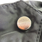 Emanuel Ungaro Mens Black Jacket With Zipped Pockets & Striped Lining Size M