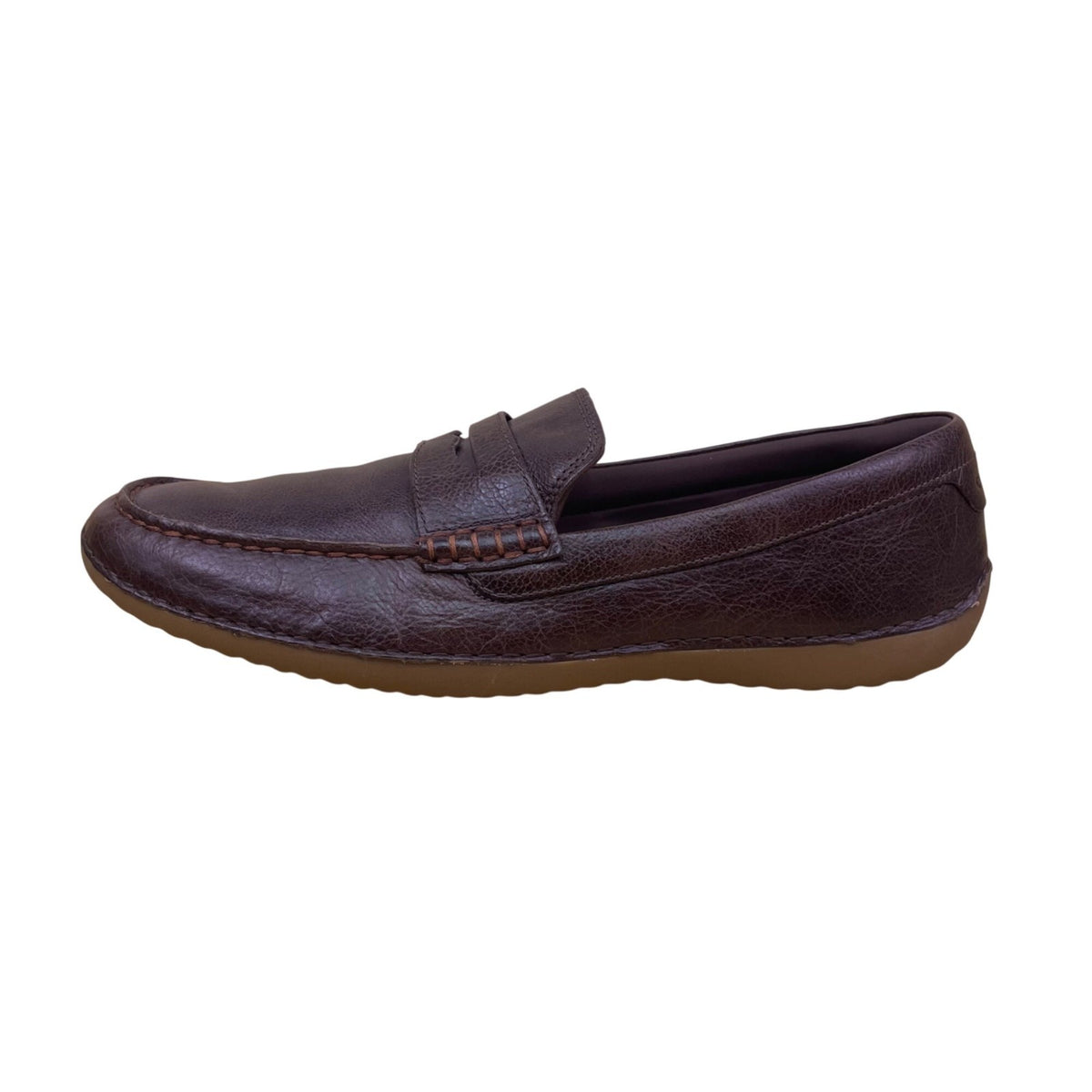 Cole Haan Men’s Brown Leather Penny Loafers Motøgrand Driving Moccasin Sz 10.5M