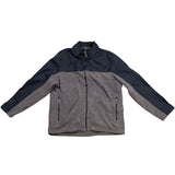 Under Armour Mens Black/Grey Polyester ColdGear Full-Zip Jacket Size XXL