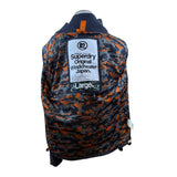 Superdry Mens Blue Windcheater Jacket Zip Closure Camouflage Lining Size L