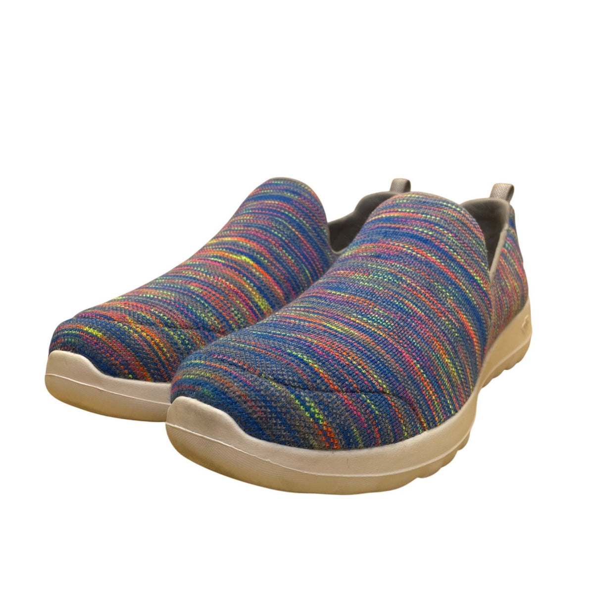 Skechers Men’s Multicolor Comfort Goga Max Insoles Slip-On Walking Shoes Size 12