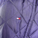 Tommy Hilfiger Womens Navy Quilted Puffer Vest Lightweight Zippered Sz L