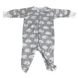 Gerber Toddler Baby Gray and White Jumpsuit 3 Piece Set Sz 0M
