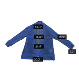 Alfani Womens Blue Open-Front Cardigan Petite Lightweight Knit Sz S