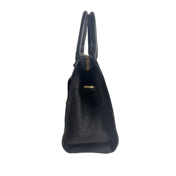 Milly Women's Black Leather Isabella Tote Bag Sz M