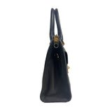 Milly Women's Black Leather Isabella Tote Bag Sz M