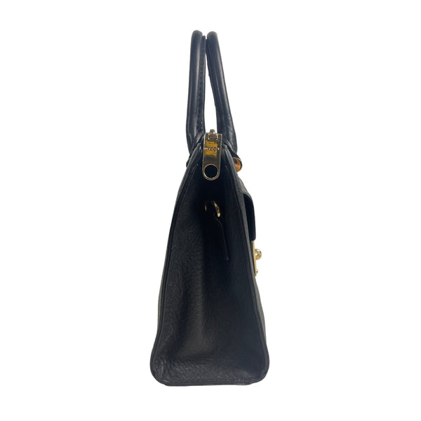 Milly Women's Black Leather Isabella Tote Bag Sz M