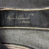 Gloria Vanderbilt Womens Black Cotton Denim Jeans Straight Leg Size 11