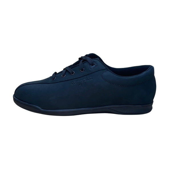 Easy Spirit Men’s Black Nubuk Leather Esap1 Lace-Up Sneakers Size 11 Wide 2E