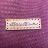 Eddie Bauer Womens Purple Nylon Adjustable Strap Zippered Pockets Crossbody Bag