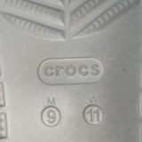 Crocs Unisex Metallic Gold Two-Strap Slip-On Comfort Slides Size M9/W11