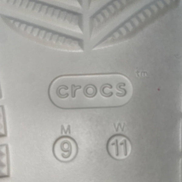 Crocs Unisex Metallic Gold Two-Strap Slip-On Comfort Slides Size M9/W11