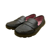 White Mountain Women’s Black Leather Skipper Penny Driving Moccasins Size 8.5M
