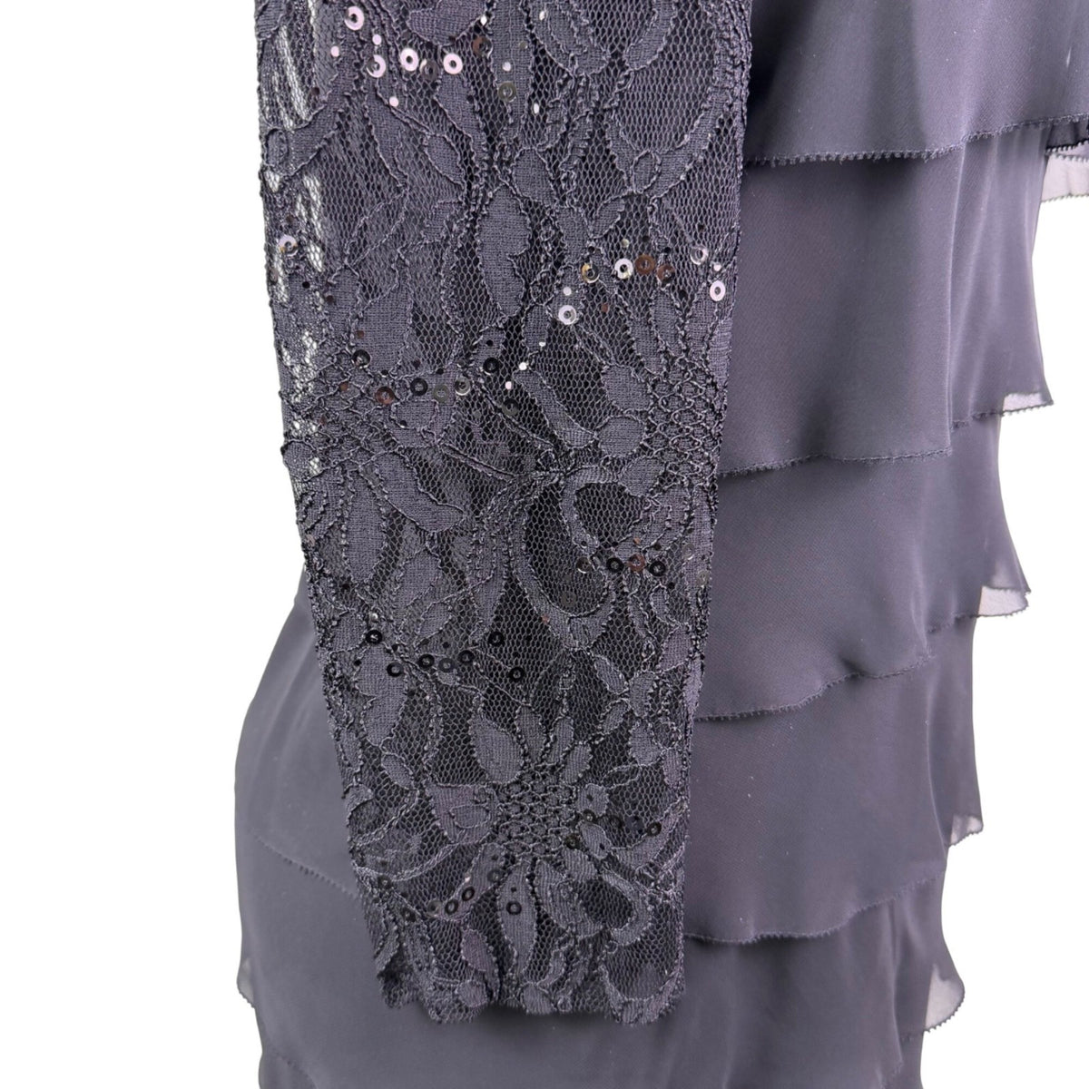 Alex Evenings Womens Tiered Dress Evening Wear Size 12